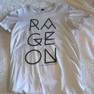 Church shirt, size small, off white